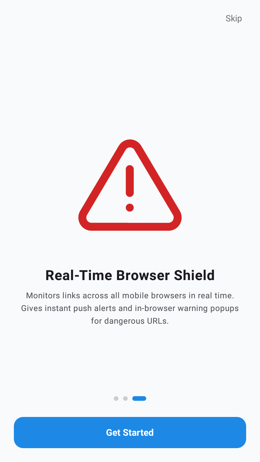 PhishLens Real Time Shield Onboarding